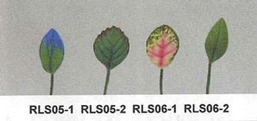 Dollhouse Miniature S/12 Leaf Stems